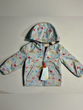 Cat & Jack Light Blue Hooded Jacket